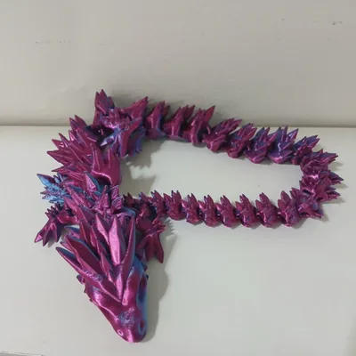 Dragão Cristal Metálico